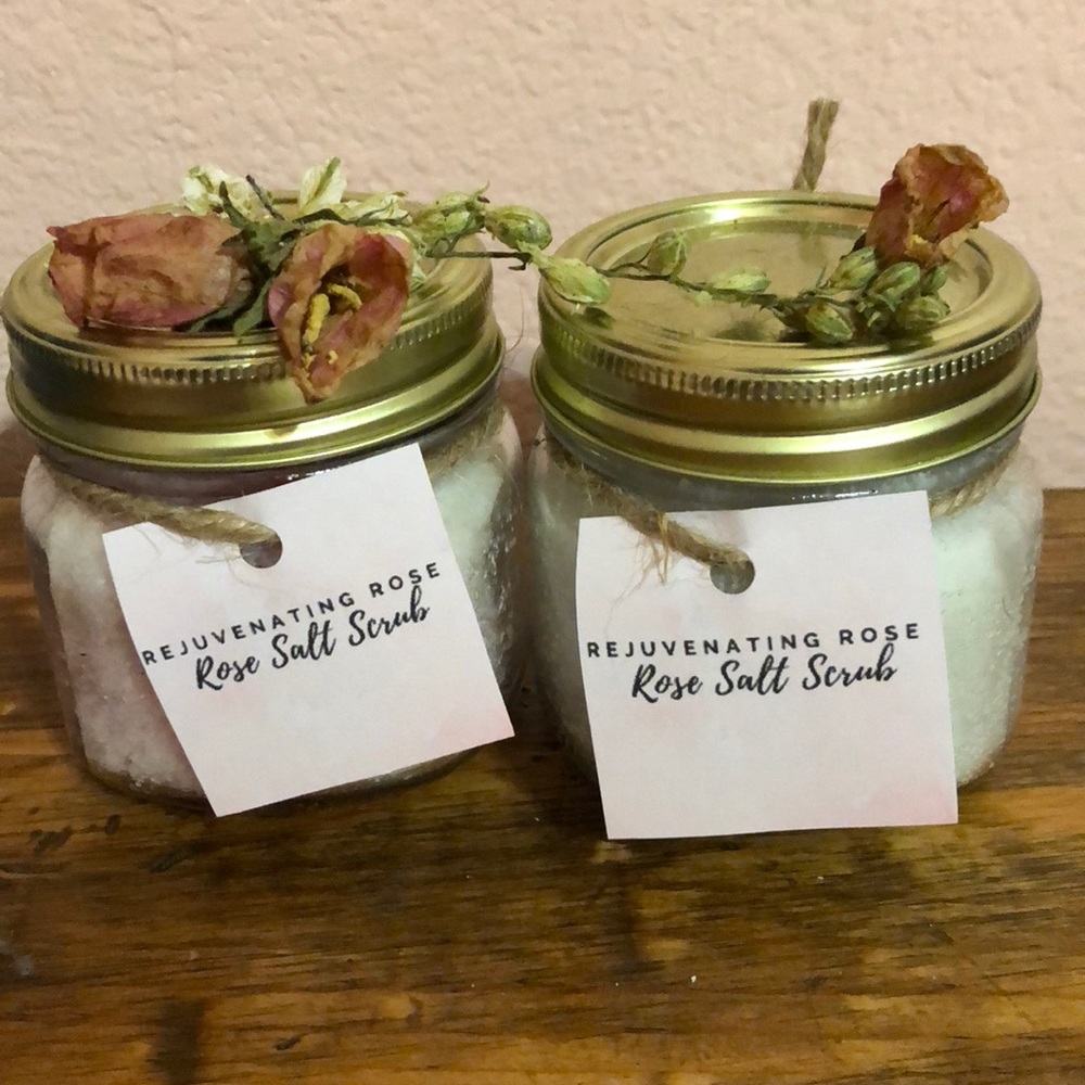 Rejuvenating Rose Salt Scrub
